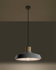 Sollux lampa wisząca Afra E27 szara SL.0282