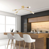 TK Lighting plafon Helix 4xE27 złoty 4688