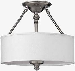 Elstead plafon Sussex 3xE27 nikiel HK-SUSSEX-SF