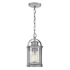 Quintiesse lampa wisząca zewnętrzna Booker E27 aluminiowa IP44 QN-BOOKER8-S-IA