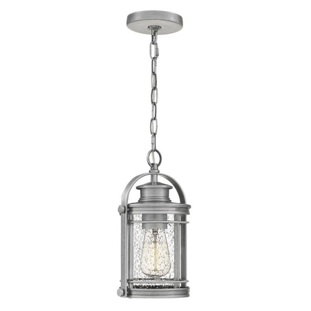Quintiesse lampa wisząca zewnętrzna Booker E27 aluminiowa IP44 QN-BOOKER8-S-IA