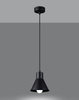 Sollux lampa wisząca Taleja 1 E27 czarna SL.0985