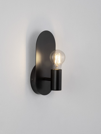 Luces Exclusivas kinkiet LED Bajio E27 1x12W IP20 czarny LE43612