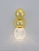 Luces Exclusivas kinkiet LED Ponce 4W 249lm 3200K złoty LE42705