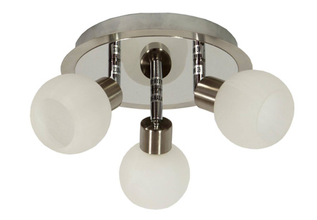 Candellux plafon (reflektorki) Alabaster 3xG9 nikiel 98-07025