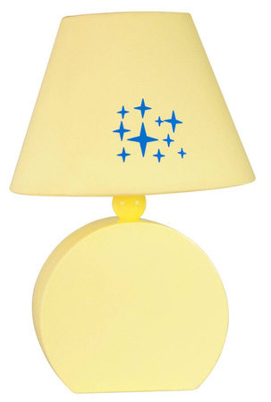 Candellux dziecięca lampka biurkowa Ofelia E14 żółta 41-62492