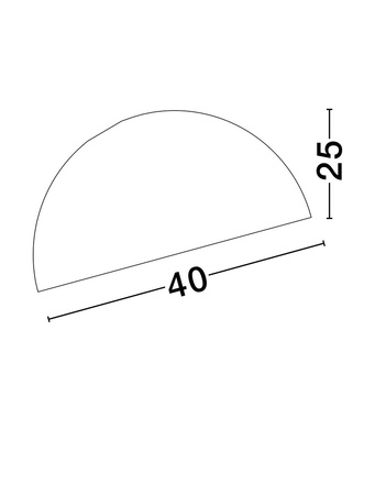 Luces Exclusivas lampa sufitowa LED Ironcollo Ø 40 cm E27 1x12W IP20 biała LE44903