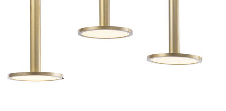 Luces Exclusivas lampa wisząca LED Esquel 53W 1967lm 3000K złota LE41993