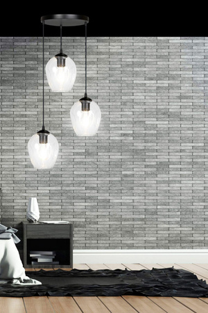 Emibig lampa wisząca Istar 3 3xE27 czarna 679/3PREM