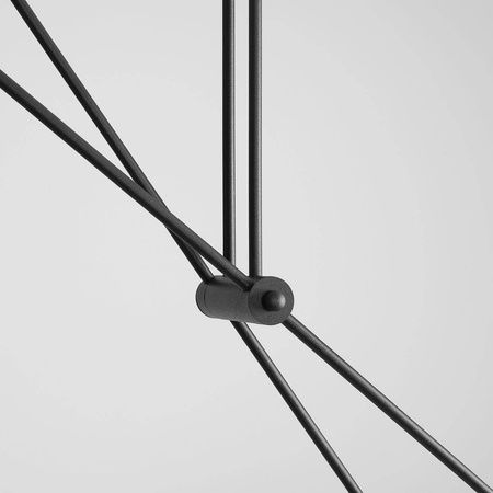 Aldex żyrandol / plafon Ohio 4xE14 czarny 1081PL_L1