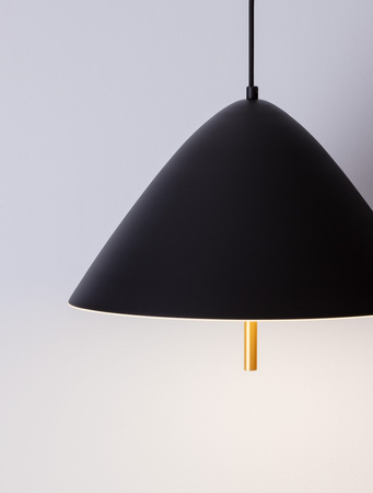 Luces Exclusivas lampa wisząca LED Carapari Ø 40 cm 17W 917lm 3000K IP20 czarna LE44654