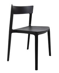 King Home Krzesło JASPER czarne - polipropylen KH010100323