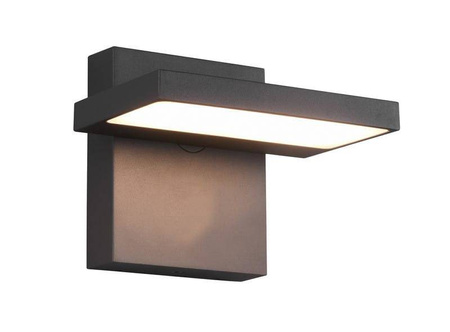 Trio kinkiet zewnętrzny LED Horton 8W 1000lm 3000K antracytowy IP54 226360142