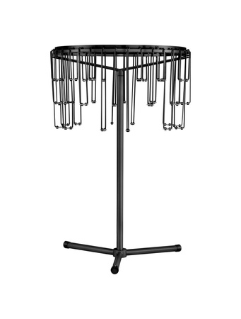 Luces Exclusivas lampa stołowa LED Huaraz ściemnialna Ø 40 cm 14W 953lm 3000K IP20 wys. 46 cm czarna LE44716