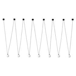 Orlicki Design lampa wisząca Movo VII 7xG9 czarno/biała OR84276