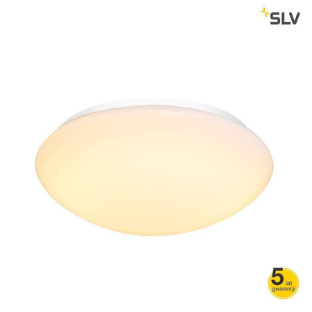 SLV plafon łazienkowy LED Lipsy 18W 1800/2000lm 3000/4000K biały IP44 1002021