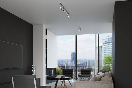 Sollux plafon (reflektorki) Ring 3 3xGU10 chrom SL.0729