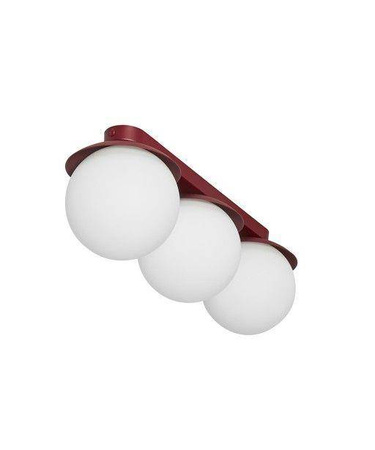 Ummo plafon Kuul B 3xG9 burgund KLB34000