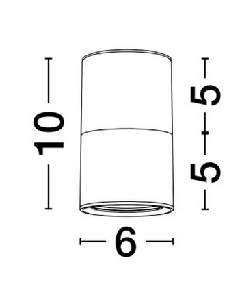 Luces Exclusivas lampa sufitowa LED Bahtaj Ø 6 cm GU10 1x10W IP20 czarno/złota LE43634