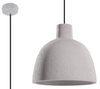 Sollux lampa wisząca Damaso E27 szara SL.0281