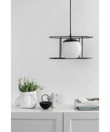 Ummo lampa wisząca Kuglo E27 czarna KUB122B0