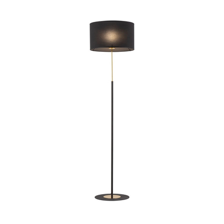 TK Lighting lampa podłogowa Lord E27 czarno/złota cm 5153