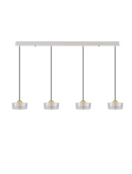 Luces Exclusivas lampa wisząca LED Espinar 23W 1640lm 3000K IP20 złota LE44732