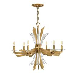 Quintiesse lampa wisząca Vida 6xE14 złota QN-VIDA6