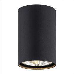 Argon plafon techniczny Tubo GU10/AR111 czarny 4909 BZ