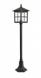 Su-ma lampa stojąca zewnętrzna Wenecja E27 czarna/patyna 106cm IP43 K 5002/2/KW