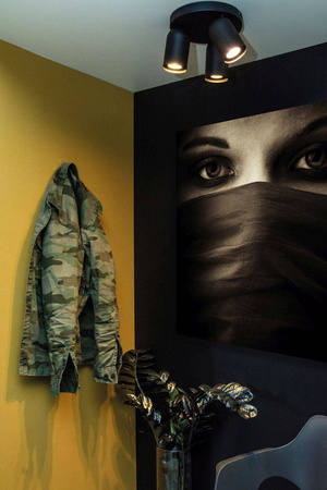 Lucide plafon (reflektorki) Punch 3xGU10 czarny 13958/13/30