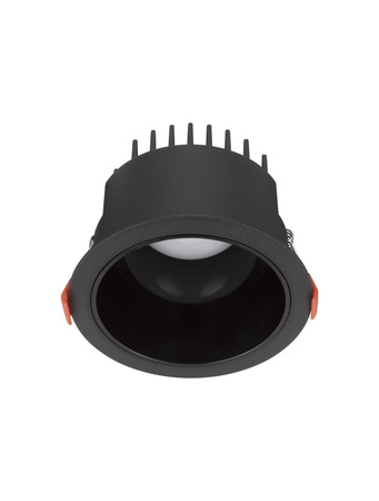 Luces Exclusivas oprawa sufitowa wpuszczana LED Aramiel Ø 8,3 cm 20W 1127lm 3000K IP20 czarna LE65120