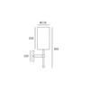 CosmoLight kinkiet Denver E14 biało/złoty W01963WH AU