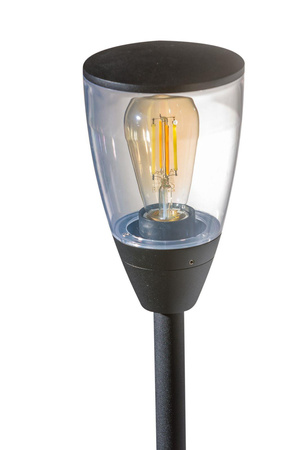 Azzardo lampa stojąca zewnętrzna Rasmus E27 czarna 80cm IP65 AZ4483