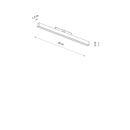 Nowodvorski lampa szynowa Nano-Lvm Line 10W 400lm 3000K czarna 11743