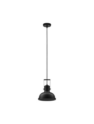 Luces Exclusivas lampa wisząca LED Bancos Ø 22 cm E27 1x12W IP20 czarna LE43713