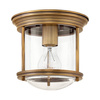 Quintiesse plafon łazienkowy Hadrian E27 brązowy IP44 QN-HADRIAN-MINI-F-BR-CLEAR