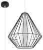 Sollux lampa wisząca Demi E27 czarna SL.0298