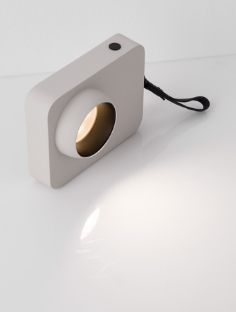 Luces Exclusivas lampka biurkowa LED Parinas ściemnialna 3W 65lm 3000K IP20 wys. 11 cm beżowa LE44508