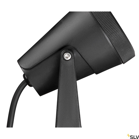 SLV reflektor dogruntowy Samrina GU10 czarny IP65 1004757