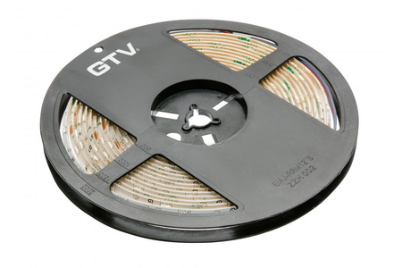 GTV taśma LED Flash RGB 7,2W/m 12V 10mm/5m IP65 wodoodporna LD-RGB-150-65