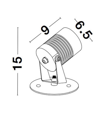 Luces Exclusivas reflektor zewnętrzny LED Cumanayagua 10W 742lm 3000K czarny IP65 LE71562