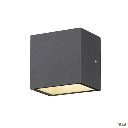 SLV kinkiet zewnętrzny LED Sitra Cube 10W 1120lm 3000K antracytowy IP44 1002032