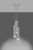 Sollux lampa wisząca Lagos 3P 3xGU10 biała SL.1078