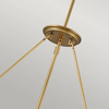 Quintiesse lampa wisząca Echelon 8xE14 mosiężna QN-ECHELON-8P
