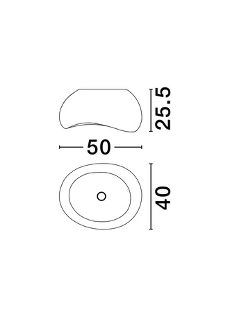 Luces Exclusivas lampa sufitowa LED Palinza E27 1x12W IP20 wys. klosza 25,5 cm biała LE45327