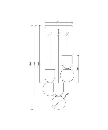 Ummo plafon Luoti 3P 3xG9 biały LUP311P3