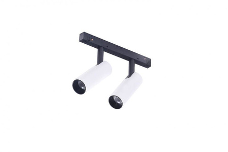 Azzardo lampa szynowa (reflektorki) LED Niko 2 2x(3,5W 275lm 3000K) 7W 550lm czarno/biała AZ4585