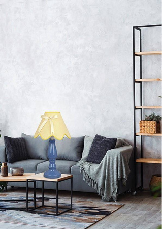 Candellux dziecięca lampka biurkowa Lola E14 żółto/niebieska 41-63472