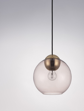 Luces Exclusivas lampa wisząca LED Balmi Ø 24 cm E27 1x12W IP20 złoto/różowa LE43410